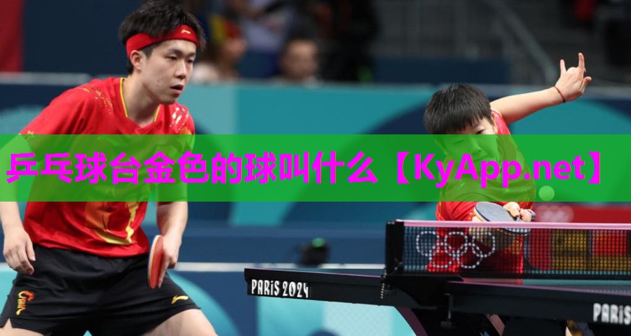 乒乓球台金色的球叫什么